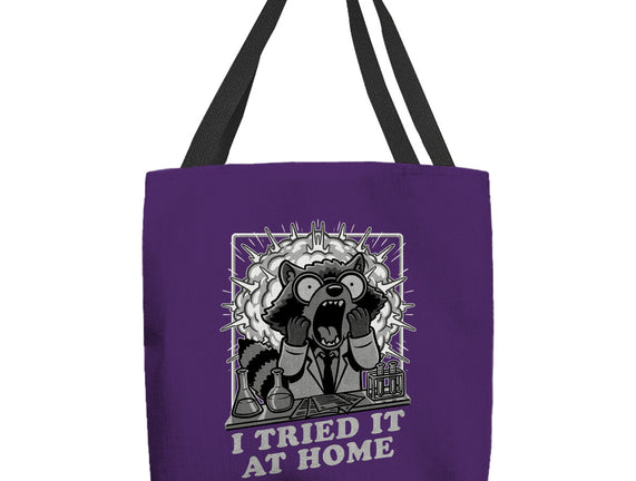 Raccoon Science Experiment At Home