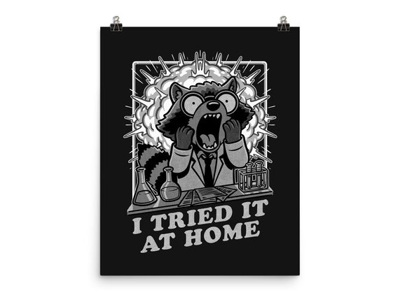 Raccoon Science Experiment At Home