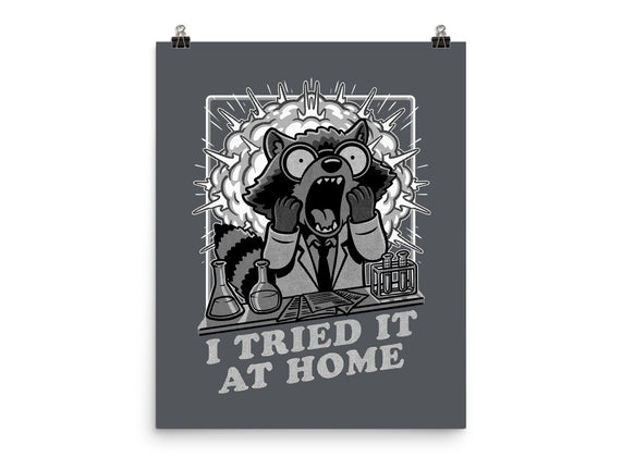 Raccoon Science Experiment At Home