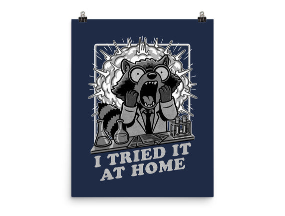 Raccoon Science Experiment At Home