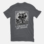 Raccoon Science Experiment At Home-Womens-Fitted-Tee-Studio Mootant