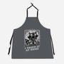 Raccoon Science Experiment At Home-Unisex-Kitchen-Apron-Studio Mootant