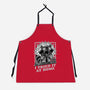 Raccoon Science Experiment At Home-Unisex-Kitchen-Apron-Studio Mootant