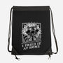 Raccoon Science Experiment At Home-None-Drawstring-Bag-Studio Mootant