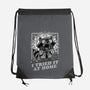 Raccoon Science Experiment At Home-None-Drawstring-Bag-Studio Mootant