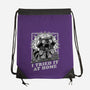 Raccoon Science Experiment At Home-None-Drawstring-Bag-Studio Mootant