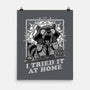 Raccoon Science Experiment At Home-None-Matte-Poster-Studio Mootant