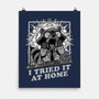 Raccoon Science Experiment At Home-None-Matte-Poster-Studio Mootant