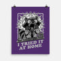 Raccoon Science Experiment At Home-None-Matte-Poster-Studio Mootant