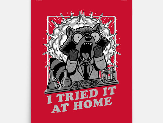 Raccoon Science Experiment At Home