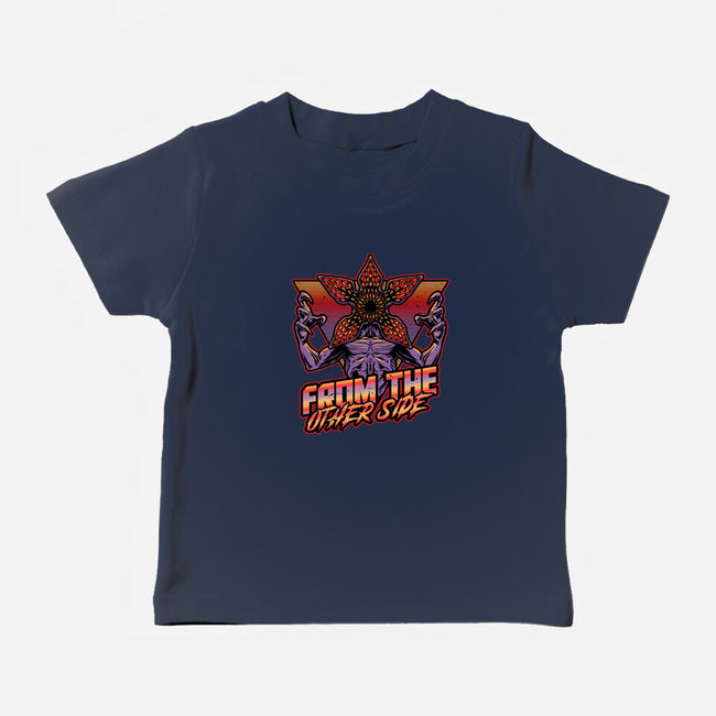 Dimensional Monster Vaporwave-Baby-Basic-Tee-Studio Mootant