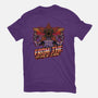 Dimensional Monster Vaporwave-Womens-Fitted-Tee-Studio Mootant
