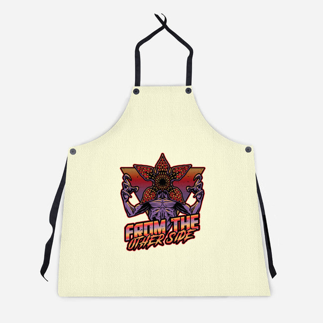 Dimensional Monster Vaporwave-Unisex-Kitchen-Apron-Studio Mootant