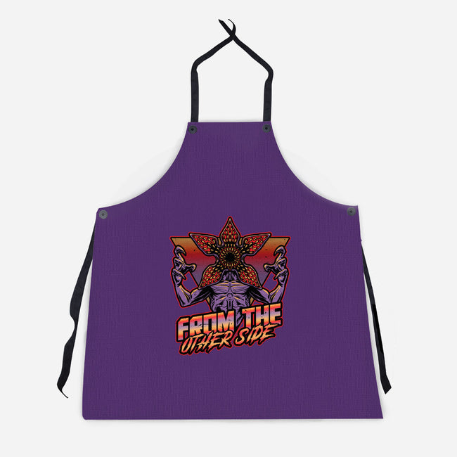 Dimensional Monster Vaporwave-Unisex-Kitchen-Apron-Studio Mootant