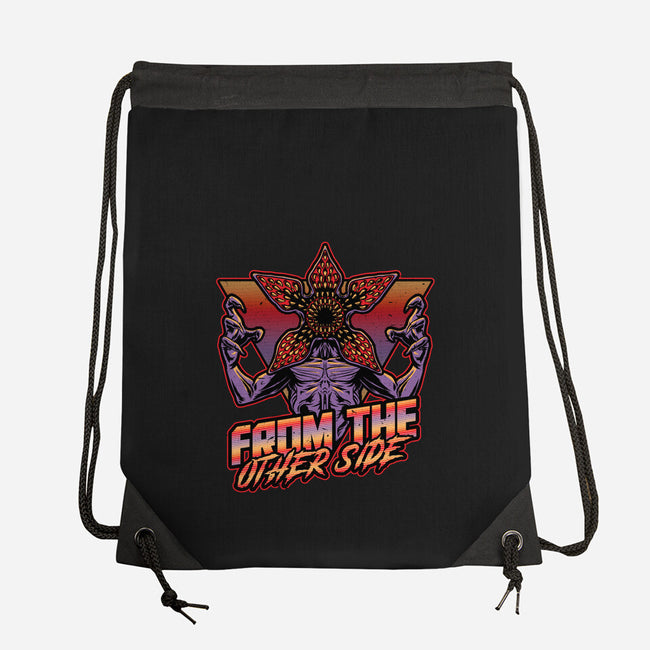Dimensional Monster Vaporwave-None-Drawstring-Bag-Studio Mootant