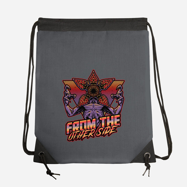 Dimensional Monster Vaporwave-None-Drawstring-Bag-Studio Mootant