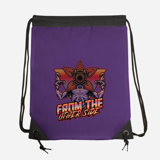 Dimensional Monster Vaporwave-None-Drawstring-Bag-Studio Mootant