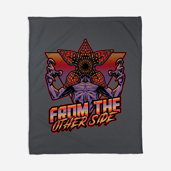 Dimensional Monster Vaporwave-None-Fleece-Blanket-Studio Mootant