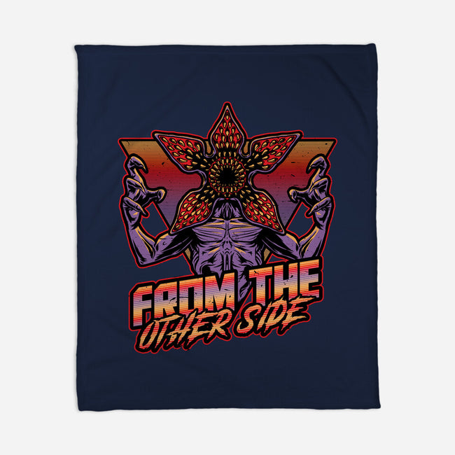 Dimensional Monster Vaporwave-None-Fleece-Blanket-Studio Mootant