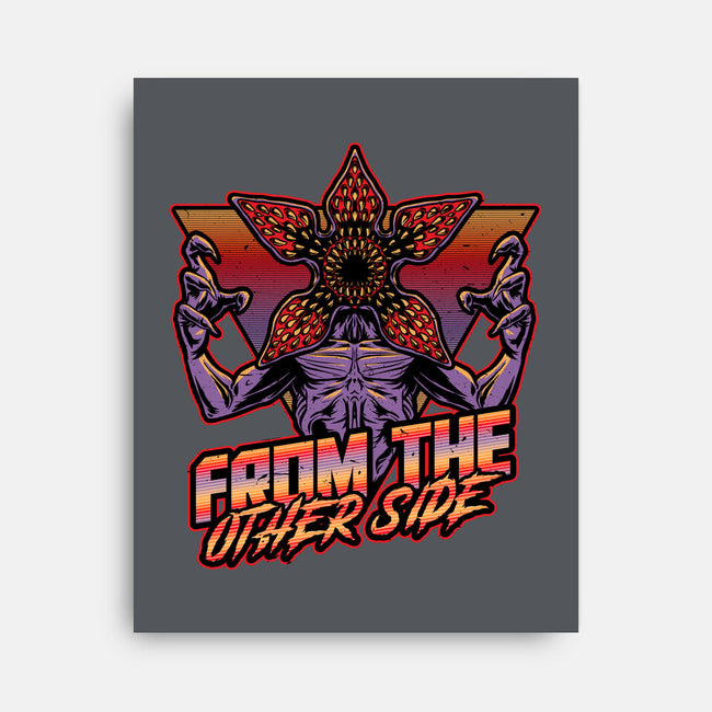 Dimensional Monster Vaporwave-None-Stretched-Canvas-Studio Mootant