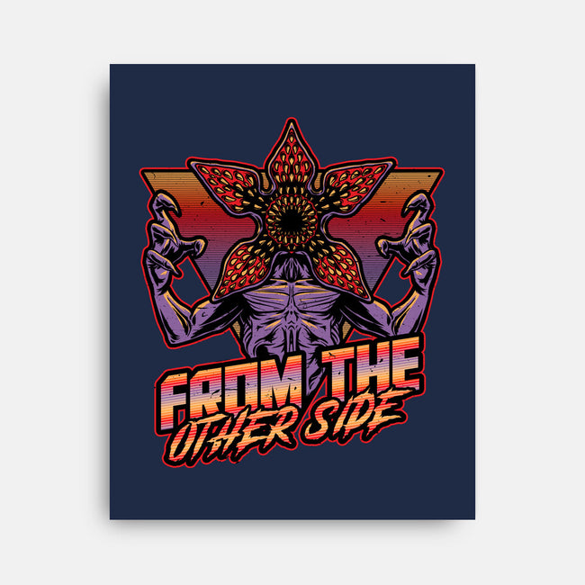 Dimensional Monster Vaporwave-None-Stretched-Canvas-Studio Mootant