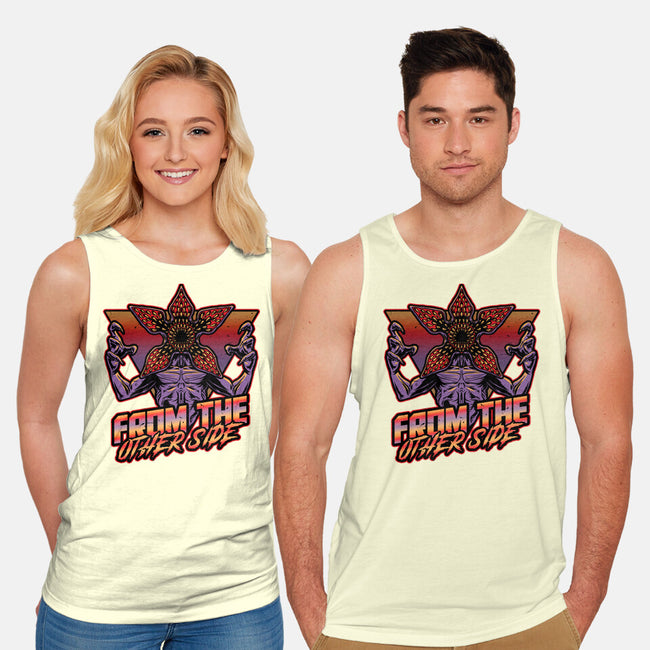 Dimensional Monster Vaporwave-Unisex-Basic-Tank-Studio Mootant