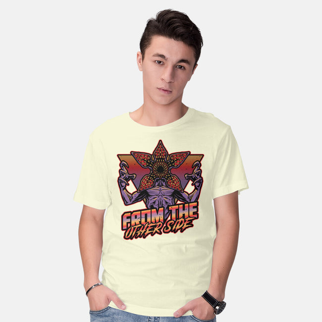 Dimensional Monster Vaporwave-Mens-Basic-Tee-Studio Mootant