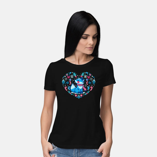 Heart Of Winter-Womens-Basic-Tee-TechraNova