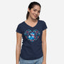 Heart Of Winter-Womens-V-Neck-Tee-TechraNova
