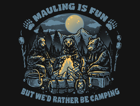 Bears Would Rather Be Camping