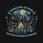 Bears Would Rather Be Camping-Unisex-Crew Neck-Sweatshirt-glitchygorilla