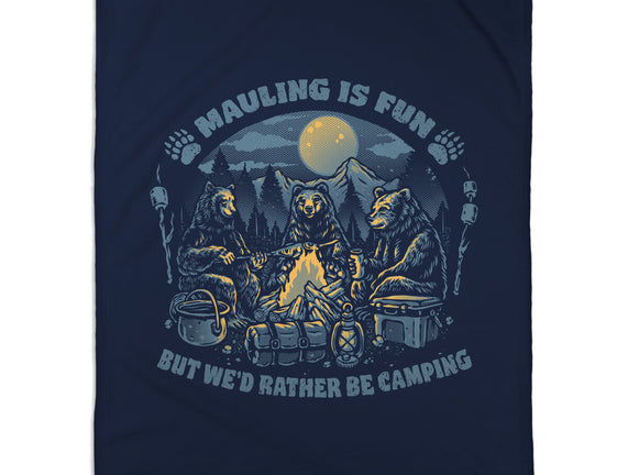 Bears Would Rather Be Camping