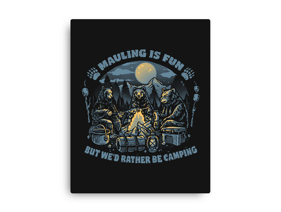 Bears Would Rather Be Camping