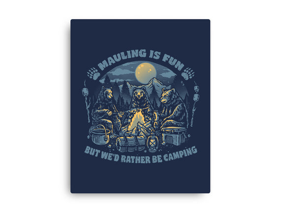 Bears Would Rather Be Camping