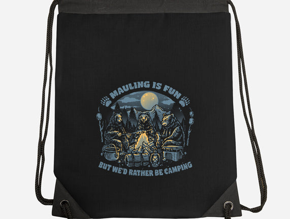 Bears Would Rather Be Camping