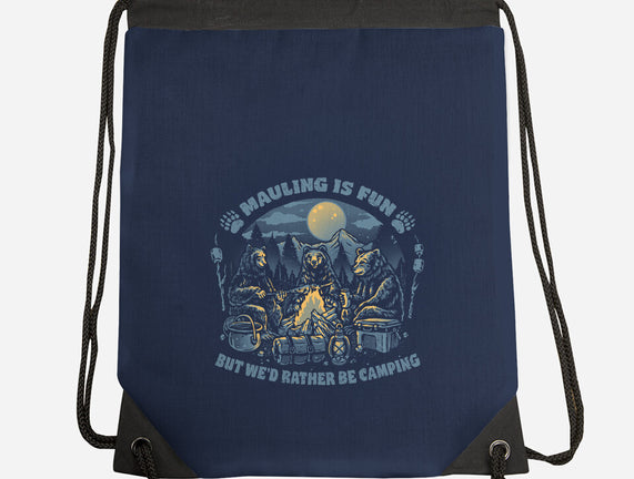 Bears Would Rather Be Camping