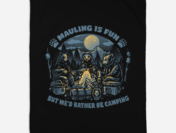 Bears Would Rather Be Camping