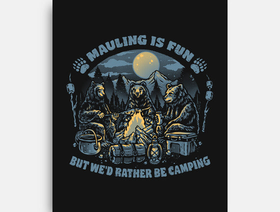 Bears Would Rather Be Camping
