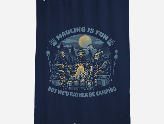 Bears Would Rather Be Camping