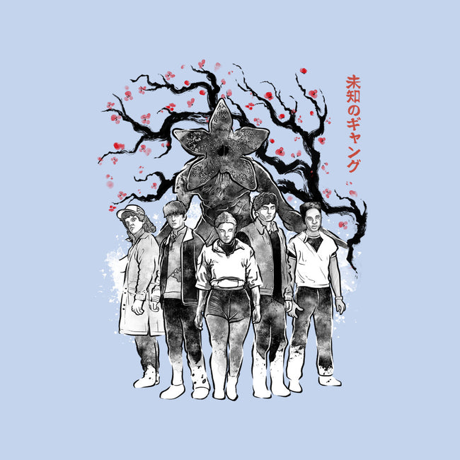 Hawkins Club Sumi-E-Unisex-Basic-Tee-Astrobot Invention