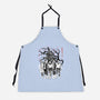 Hawkins Club Sumi-E-Unisex-Kitchen-Apron-Astrobot Invention