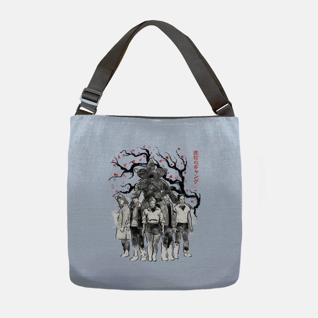 Hawkins Club Sumi-E-None-Adjustable Tote-Bag-Astrobot Invention