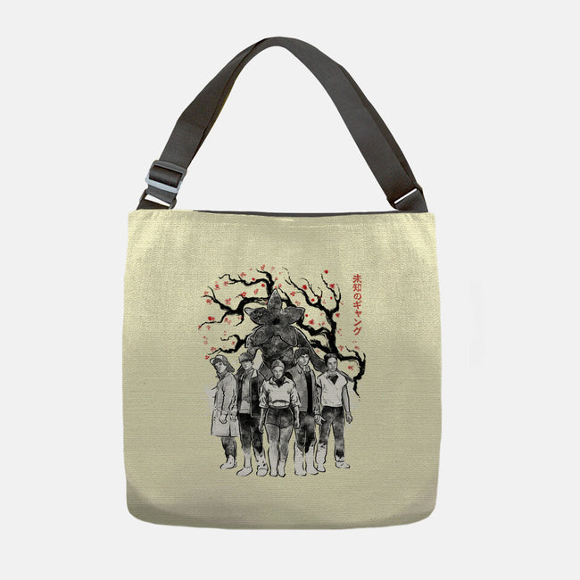 Hawkins Club Sumi-E-None-Adjustable Tote-Bag-Astrobot Invention