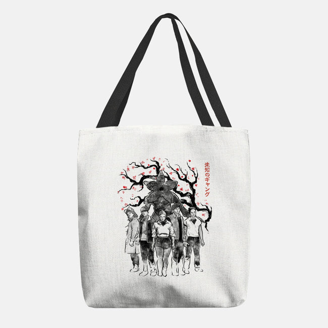 Hawkins Club Sumi-E-None-Basic Tote-Bag-Astrobot Invention
