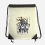 Hawkins Club Sumi-E-None-Drawstring-Bag-Astrobot Invention