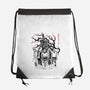 Hawkins Club Sumi-E-None-Drawstring-Bag-Astrobot Invention
