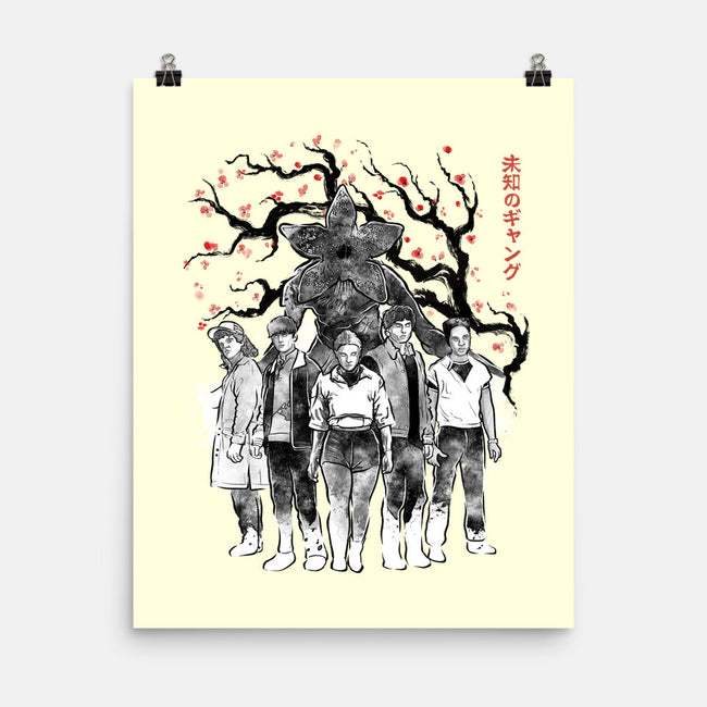 Hawkins Club Sumi-E-None-Matte-Poster-Astrobot Invention