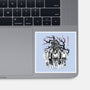 Hawkins Club Sumi-E-None-Glossy-Sticker-Astrobot Invention