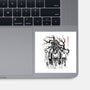 Hawkins Club Sumi-E-None-Glossy-Sticker-Astrobot Invention