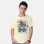 Hawkins Club Sumi-E-Mens-Basic-Tee-Astrobot Invention